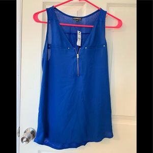 Express front zip tank